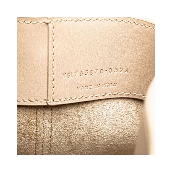 Pre Loved Saint Laurent Mini Le 37 Bucket Bag Women Brown - Picture 6 of 8